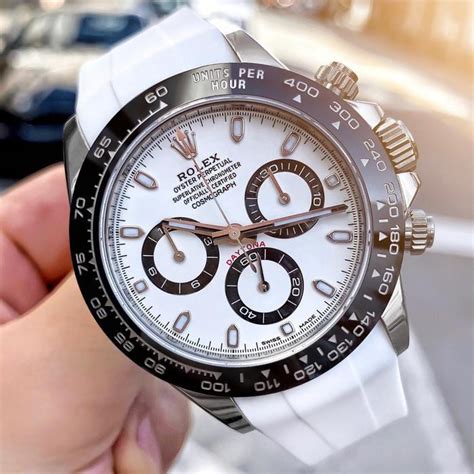 daytona white gold rubber strap|rubber bands for rolex daytona.